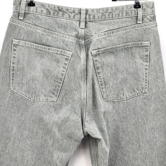 Topshop Idol Twist Seam Mom Denim Jeans In Mint Women's Size 10 - Picture 6 of 12